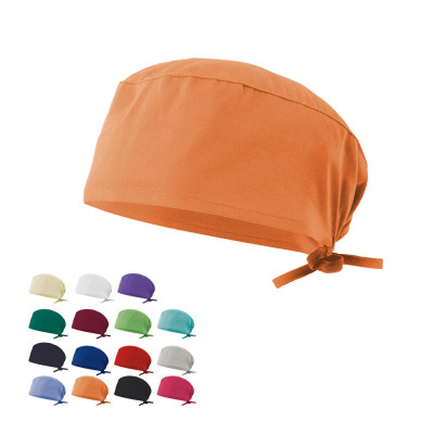 VL ENLIL. Gorro de sarja sanitário (190g/m²), em algodão (35) e poliéster (65)
